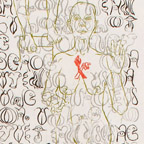 Liane Collins, New Signs Art, The Annunciation Divers Scroll