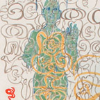 Liane Collins, New Signs Art, The Annunciation Poets Scroll