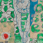 Liane Collins, New Signs Art, Past the Objects 2 — Framed Scroll