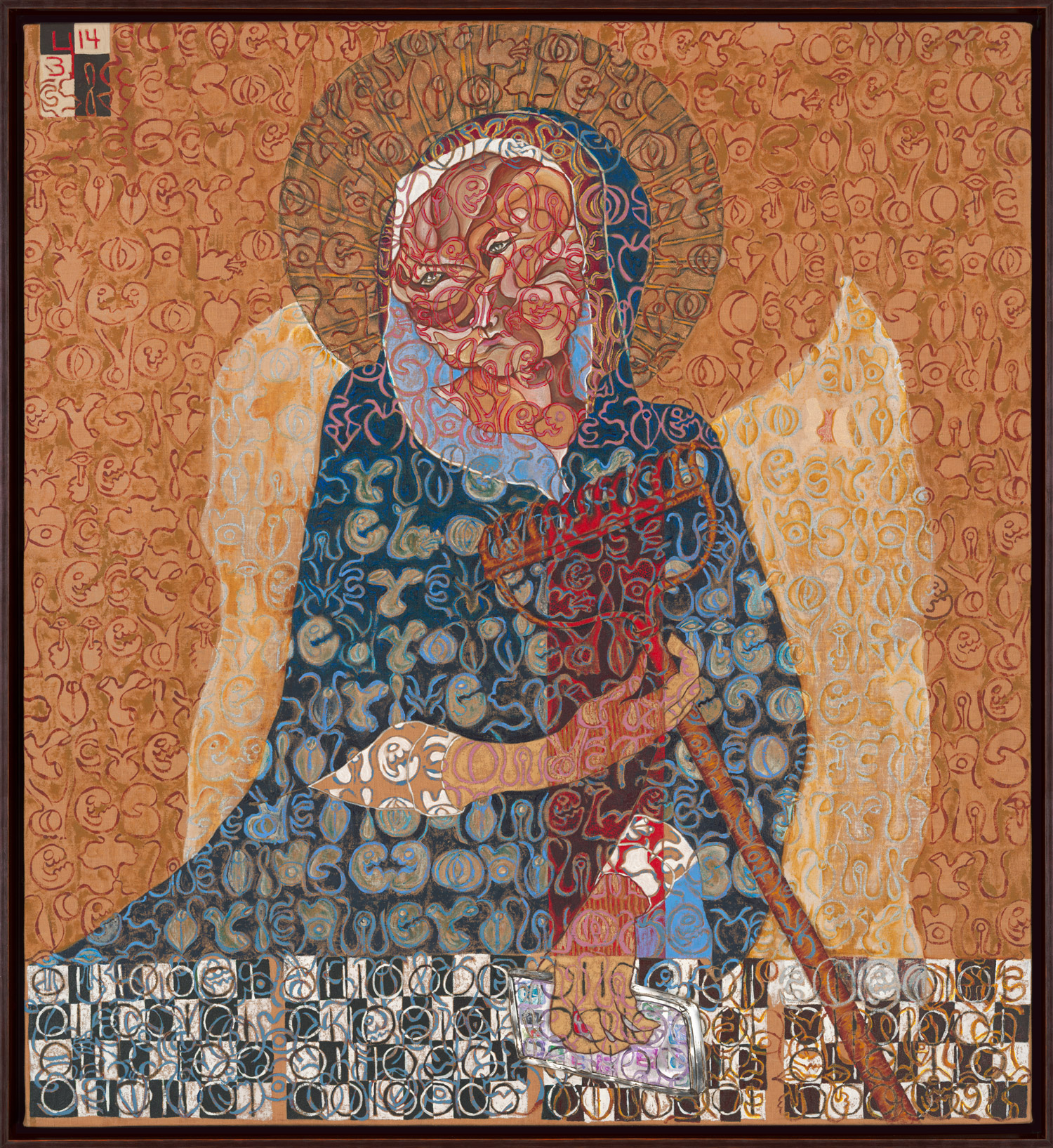 Anunciación: Nuestra Señora del Código (2017) — Liane Collins | Matersigns Art